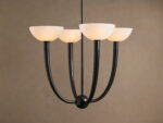 GV Saguaro Alabaster Chandelier in Bronze - Image 5