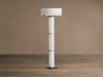 GV Chayla Alabaster Floor Lamp in Dark Antique Brass - Image 3
