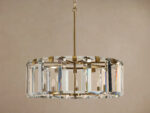 GV Crystal Chandelier Round Brass 30 Inch - Image 3