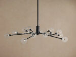 GV Apollo Iron Globe Chandelier Round LED Light - Image 6