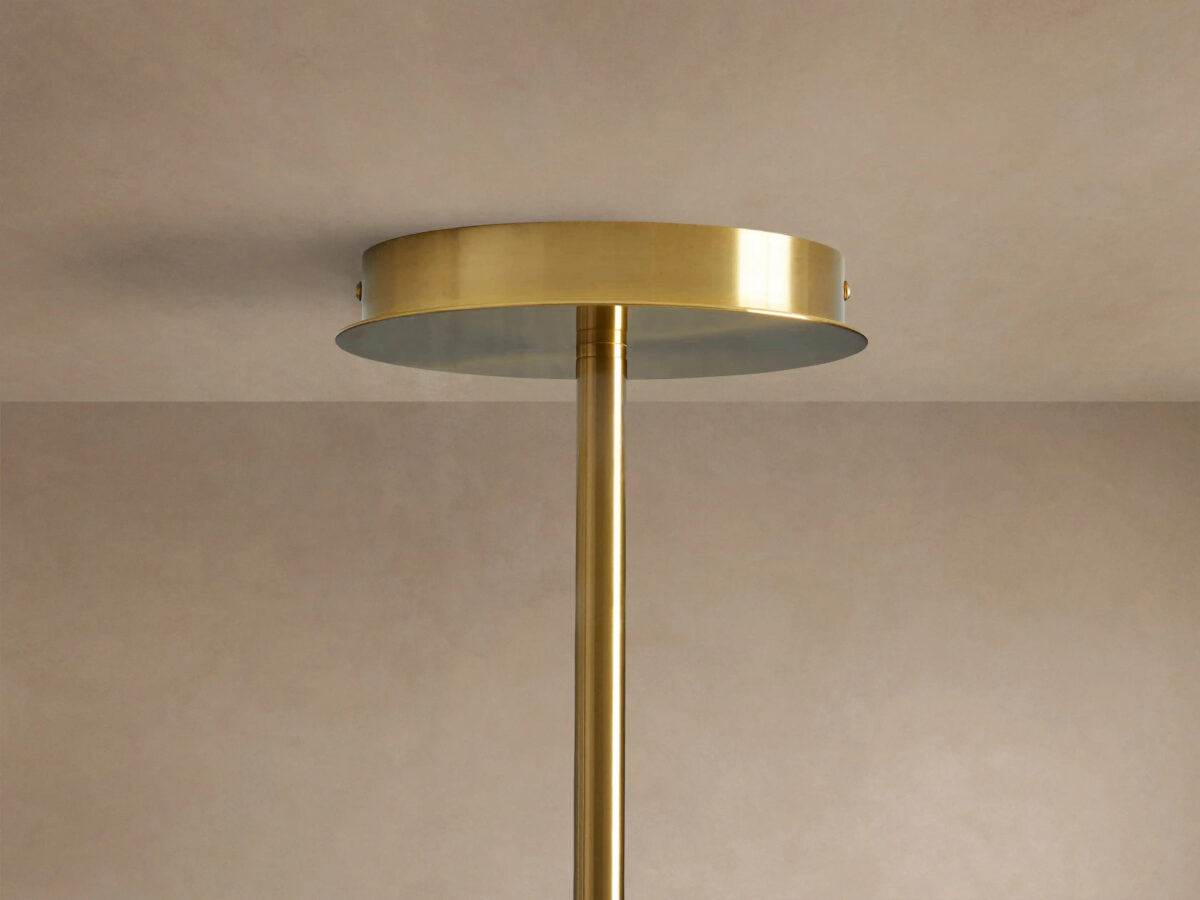 GV Roscoe Brass Globe Light Chandelier - Image 4
