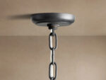 GV Leyland Round Art Deco Glass Light Chandelier - Image 6