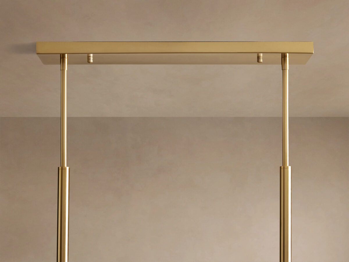 GV Modern Brass Light 72 Inch Linear Chandelier - Image 4