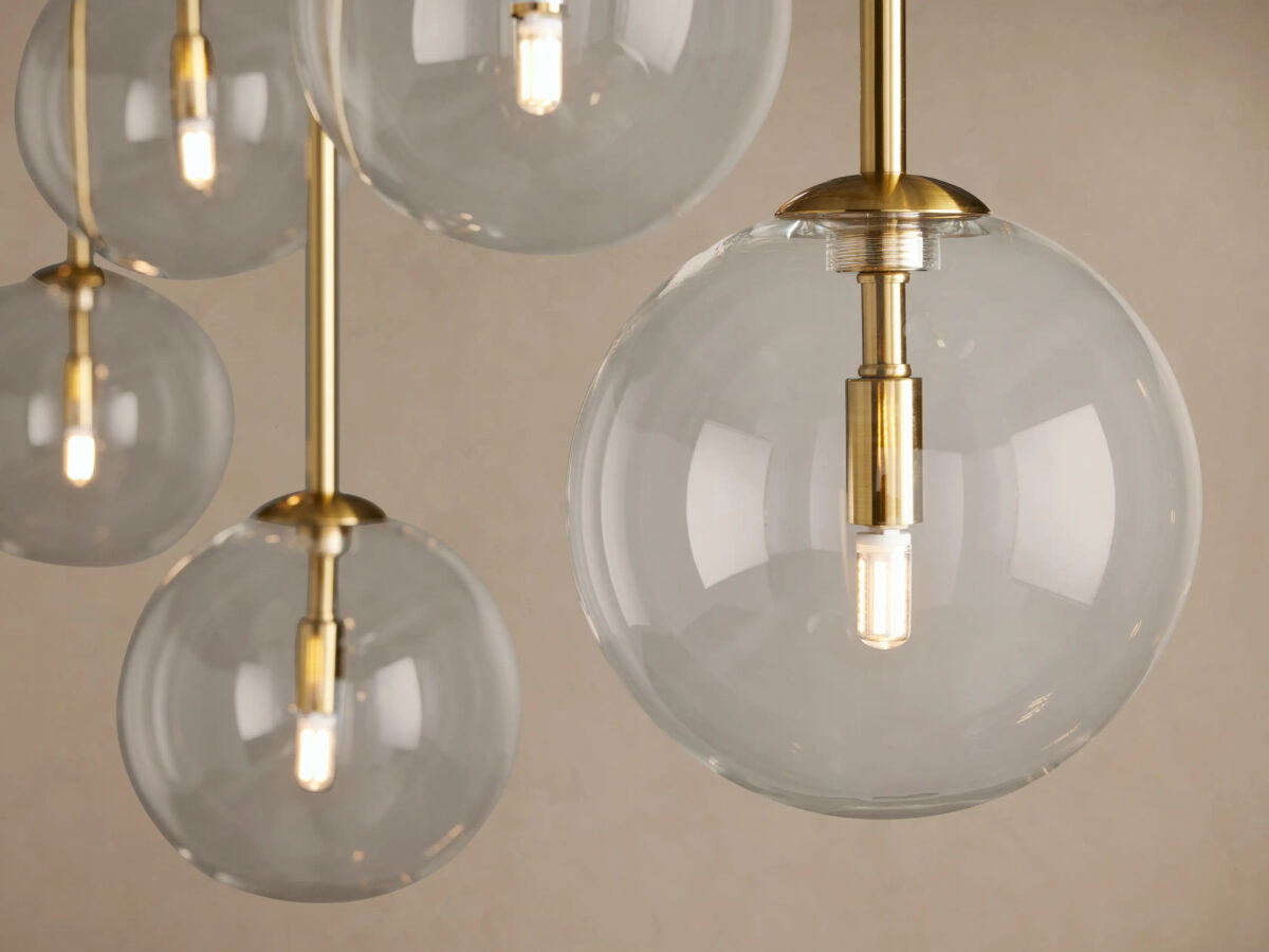 GV Modern Brass Light 72 Inch Linear Chandelier - Image 3