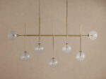 GV Modern Brass Light 72 Inch Linear Chandelier - Image 2