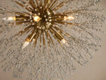 GV Dandelion Round Crystal Chandelier 30 Inch Silver - Image 11