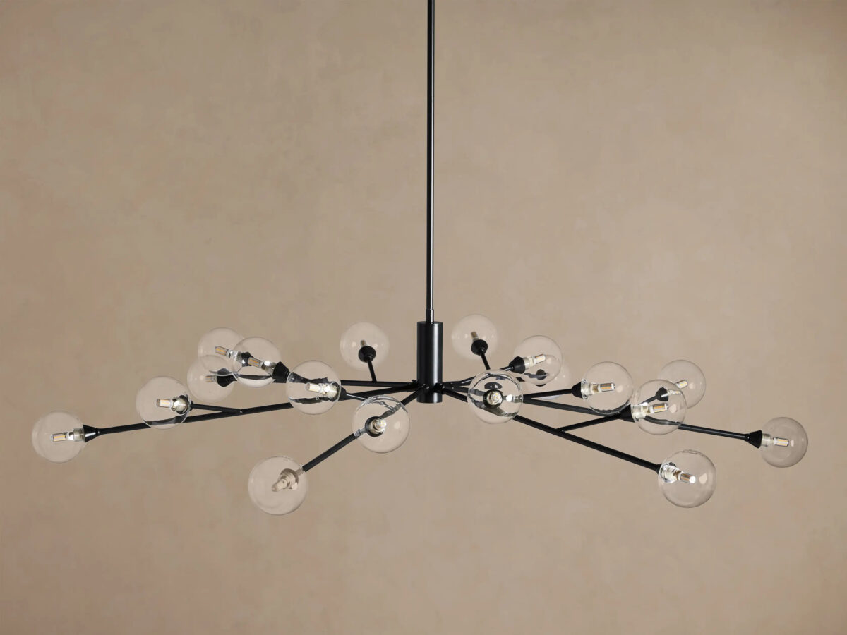 GV Apollo Iron Globe Chandelier Round LED Light - Image 10