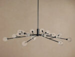 GV Apollo Iron Globe Chandelier Round LED Light - Image 10