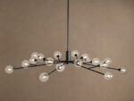 GV Apollo Iron Globe Chandelier Round LED Light - Image 9