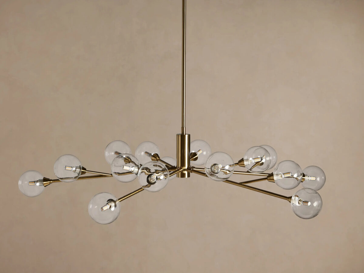 GV Apollo Iron Globe Chandelier Round LED Light - Image 18