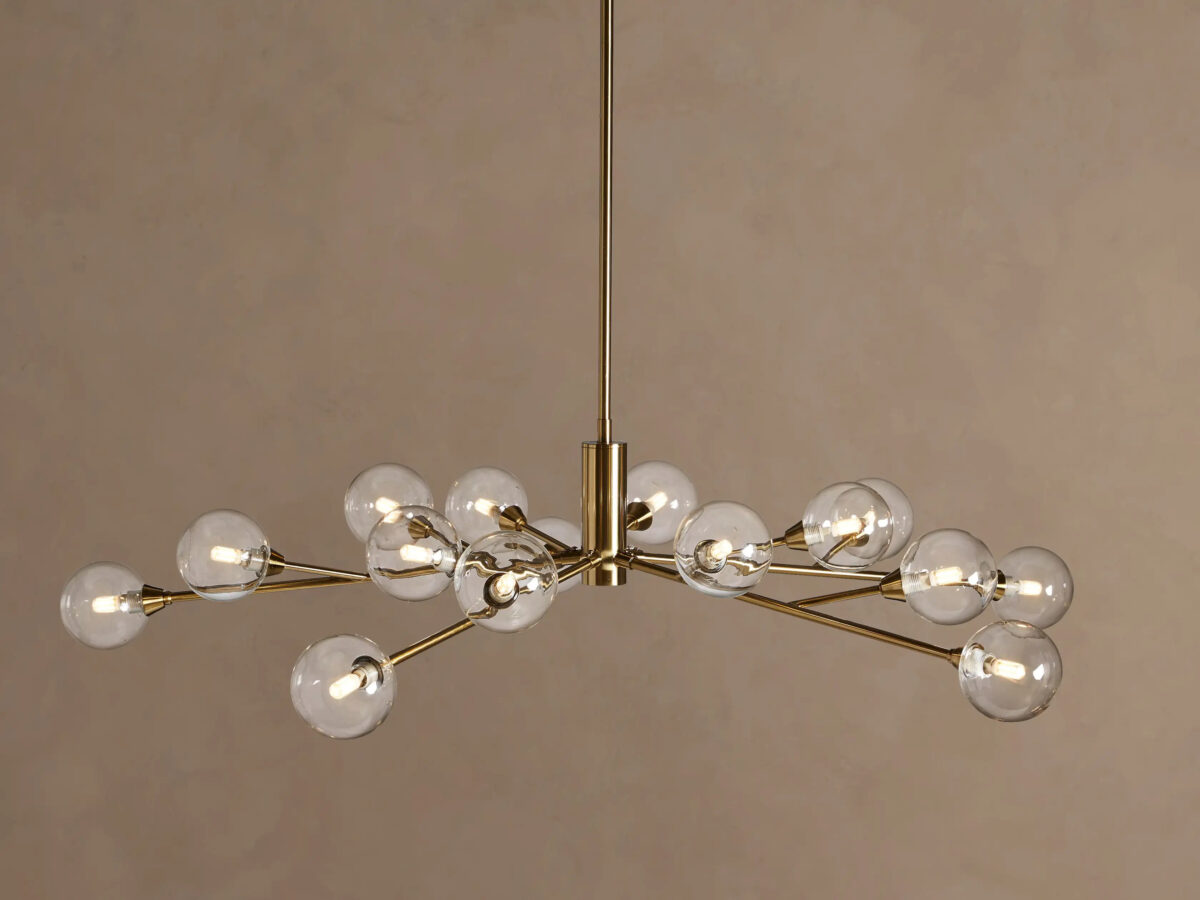 GV Apollo Iron Globe Chandelier Round LED Light - Image 17