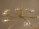 GV Apollo 59 Inch Round Brass Chandelier - Image 3