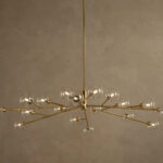 GV Apollo 59 Inch Round Brass Chandelier
