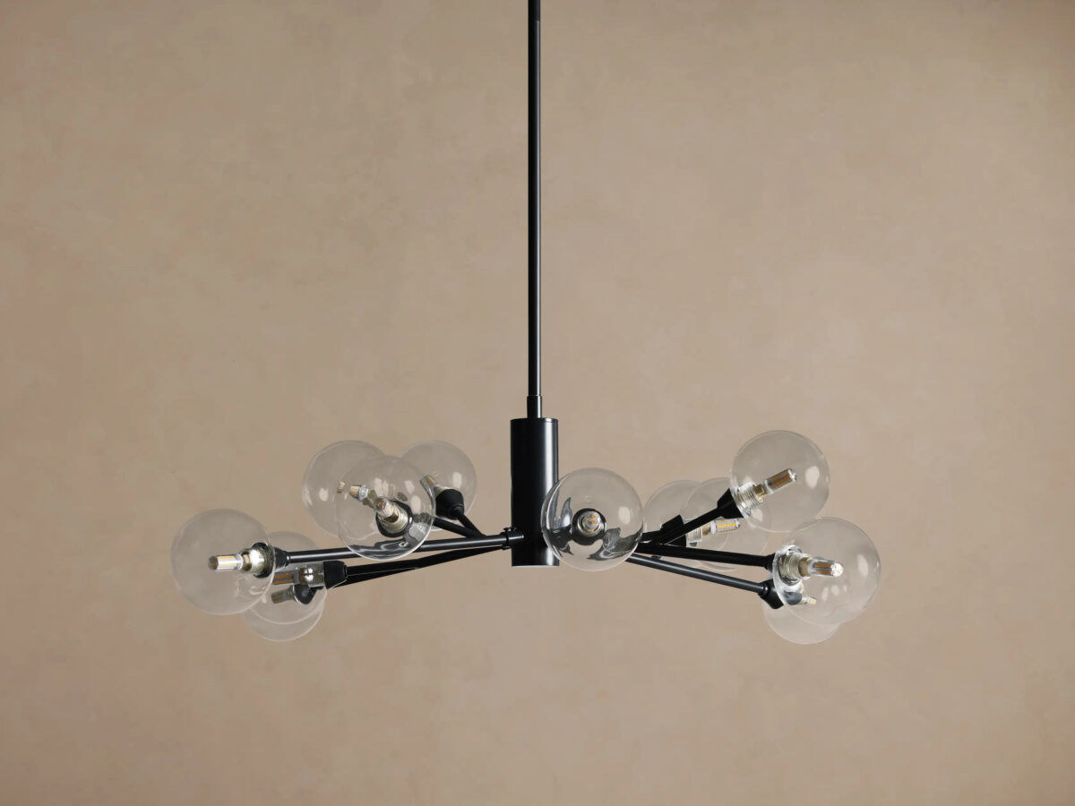GV Apollo Iron Globe Chandelier Round LED Light - Image 2