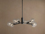 GV Apollo Iron Globe Chandelier Round LED Light