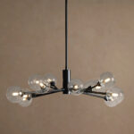 GV Apollo Iron Globe Chandelier Round LED Light
