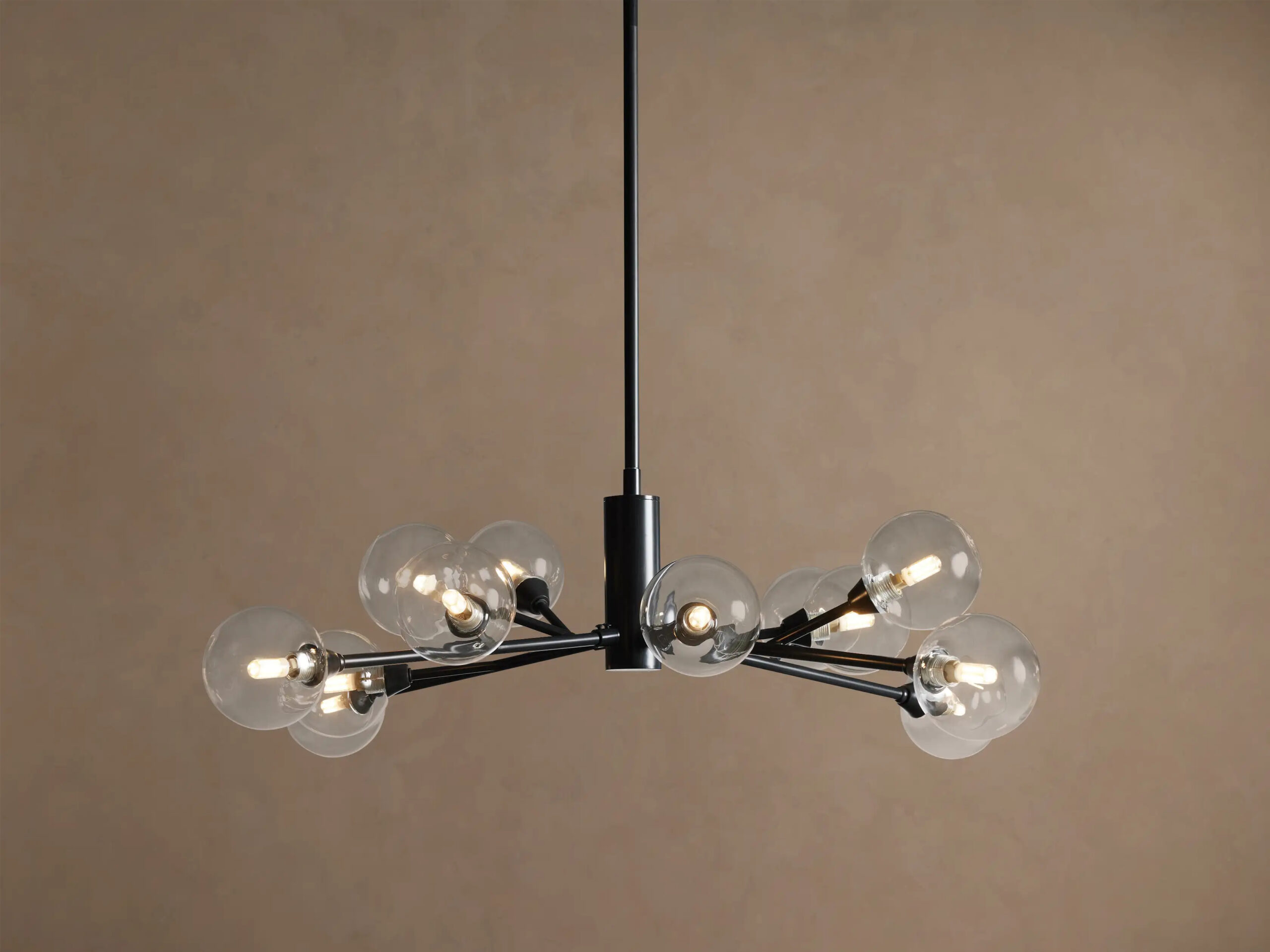 662036H414_RU260113 GV Apollo Iron Globe Chandelier Round LED Light - Image 1