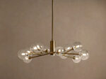 GV Apollo Iron Globe Chandelier Round LED Light - Image 14