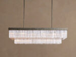 GV Selenite Chandelier Rectangular 49 Inch