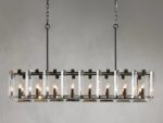 GV Amaya Modern Crystal Light Rectangular Chandelier