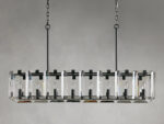 GV Amaya Modern Crystal Light Rectangular Chandelier - Image 3