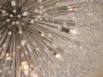 GV Dandelion 43 Inch Round Silver Crystal Chandelier - Image 3
