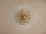 GV Dandelion Round Crystal Chandelier 30 Inch Silver - Image 6