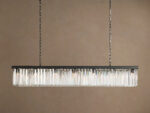 GV Leyland K9 Deco Chandelier 60 Inch Brass - Image 5