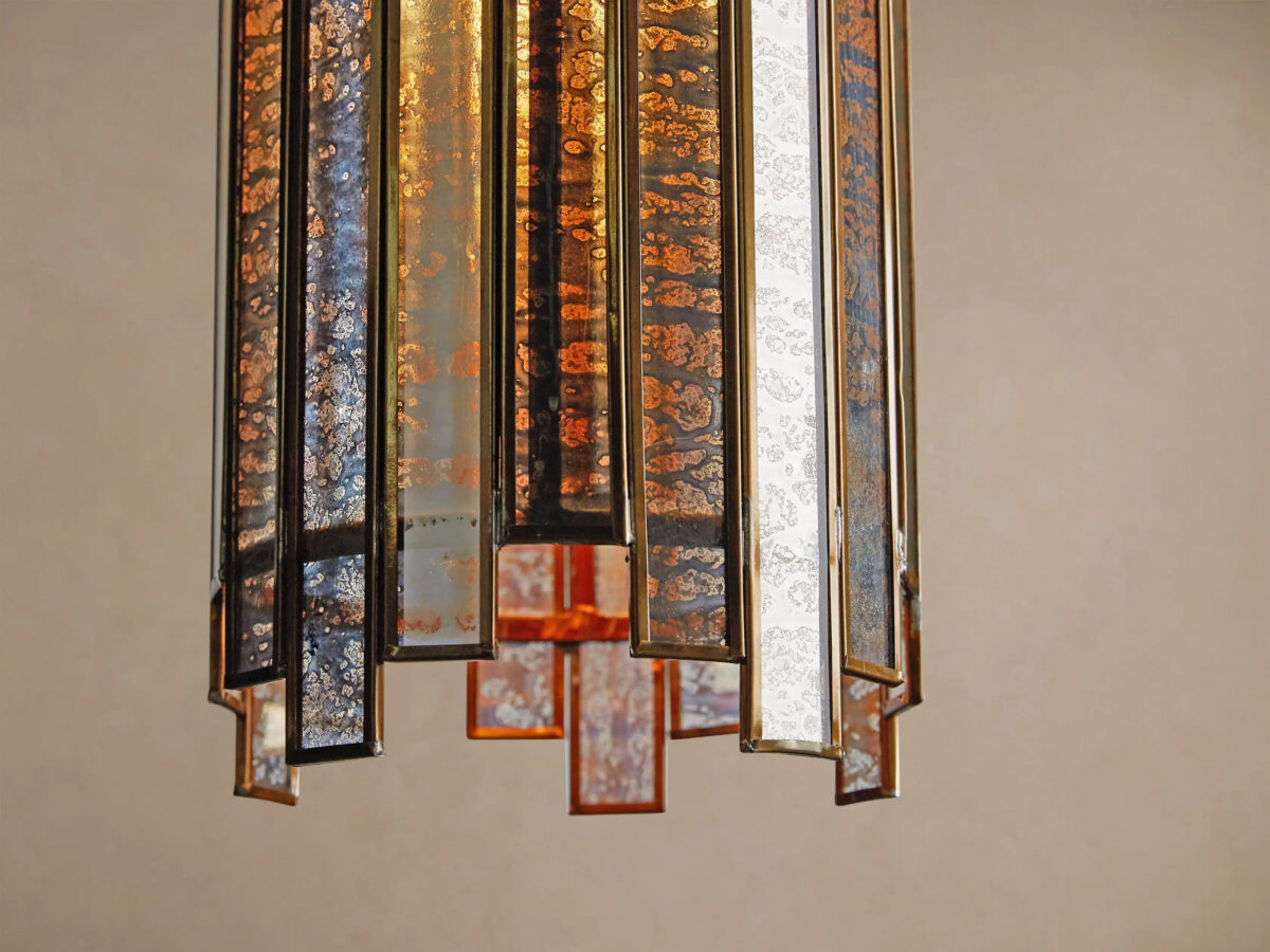 GV Laila Copper Glass Pendant - Image 2