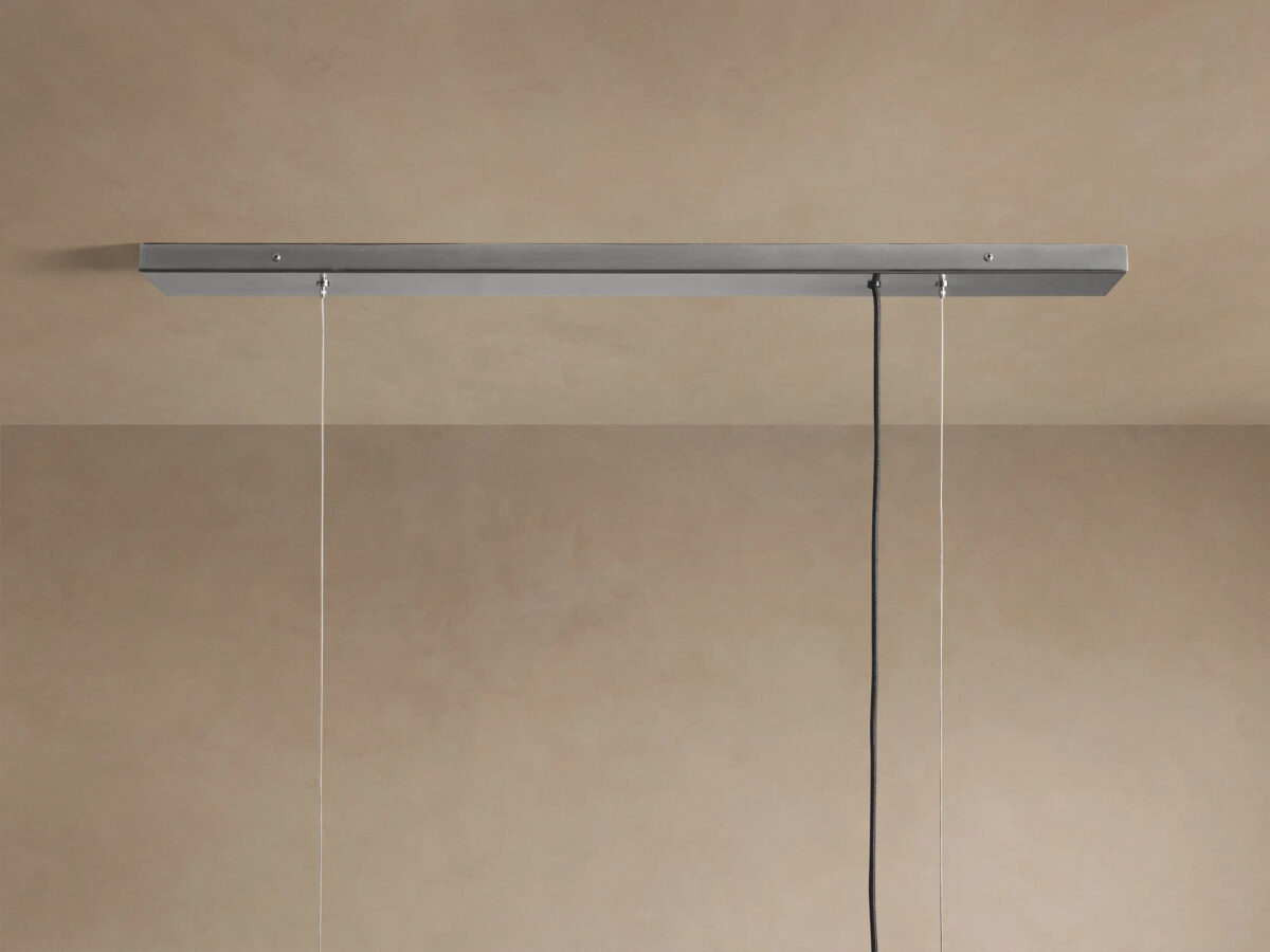 GV Nickel Linear Light Rectangular Chandelier - Image 4