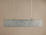 GV Nickel Linear Light Rectangular Chandelier - Image 2