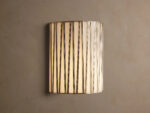 GV Brass Wall Sconce with Translucent Glass