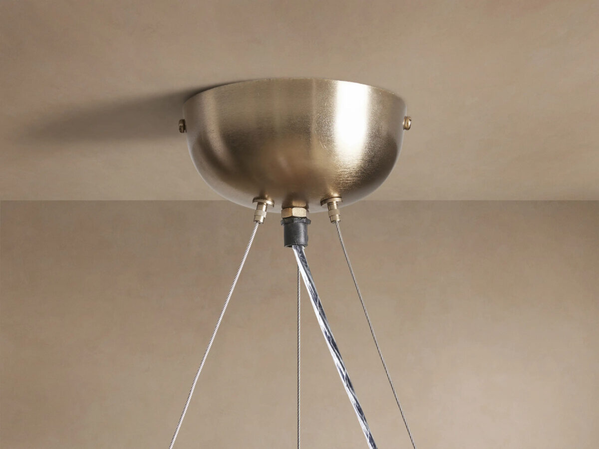 GV Brass Round Light Chandelier - Image 4