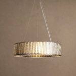 GV Brass Round Light Chandelier