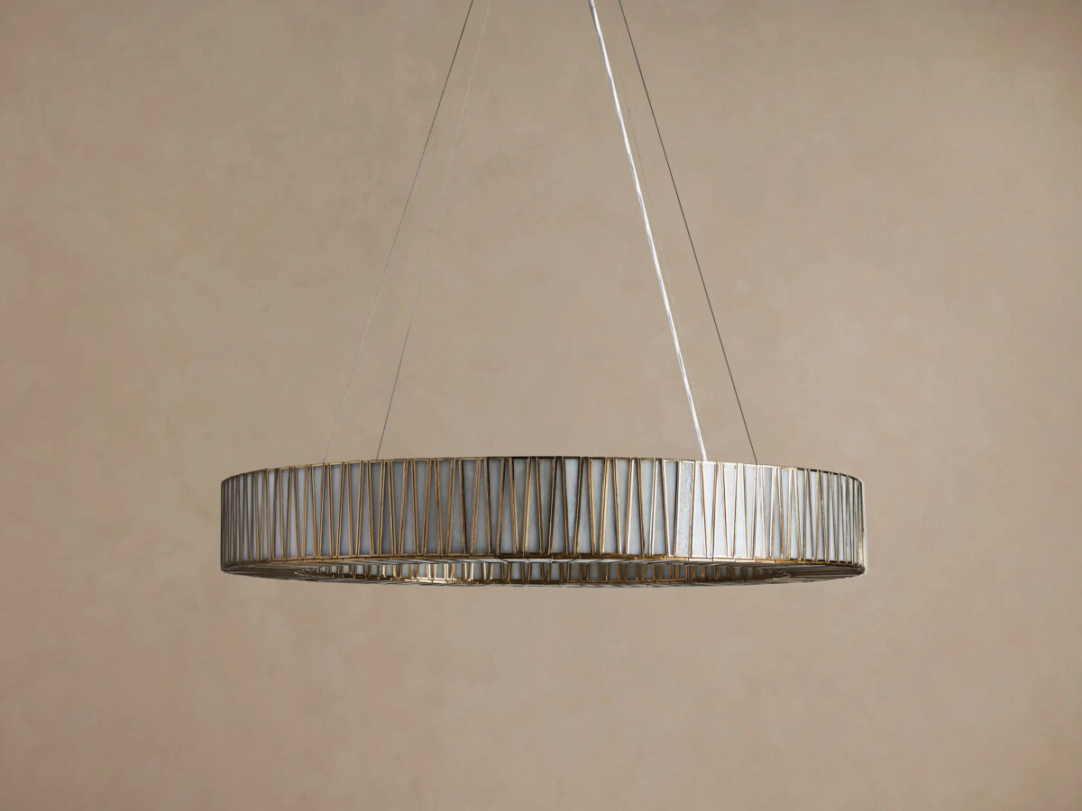 GV Brass Round Light Chandelier - Image 10