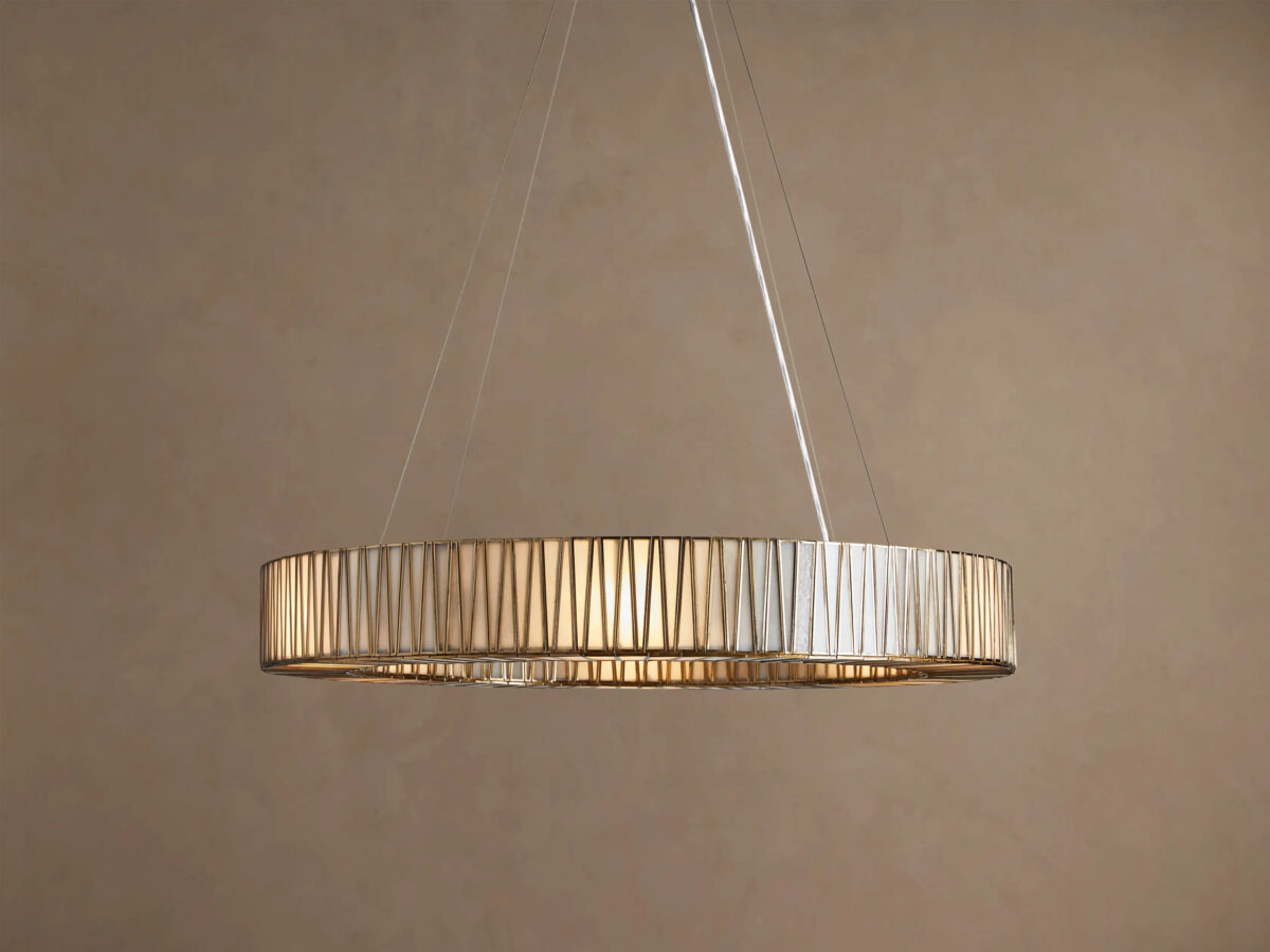 GV Brass Round Light Chandelier - Image 9