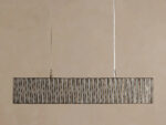 GV Brass Chandelier Rectangular Glass Light - Image 2