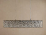 GV Brass Chandelier Rectangular Glass Light - Image 6