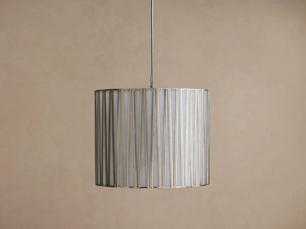 GV Jeunet Brass Modern Pendant Light - Image 2