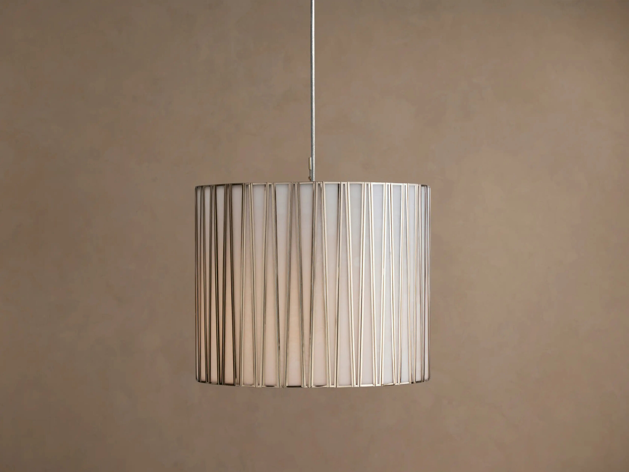 662082H338_UQ260113 GV Jeunet Brass Modern Pendant Light - Image 1