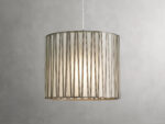 GV Jeunet Nickel Glass Pendant