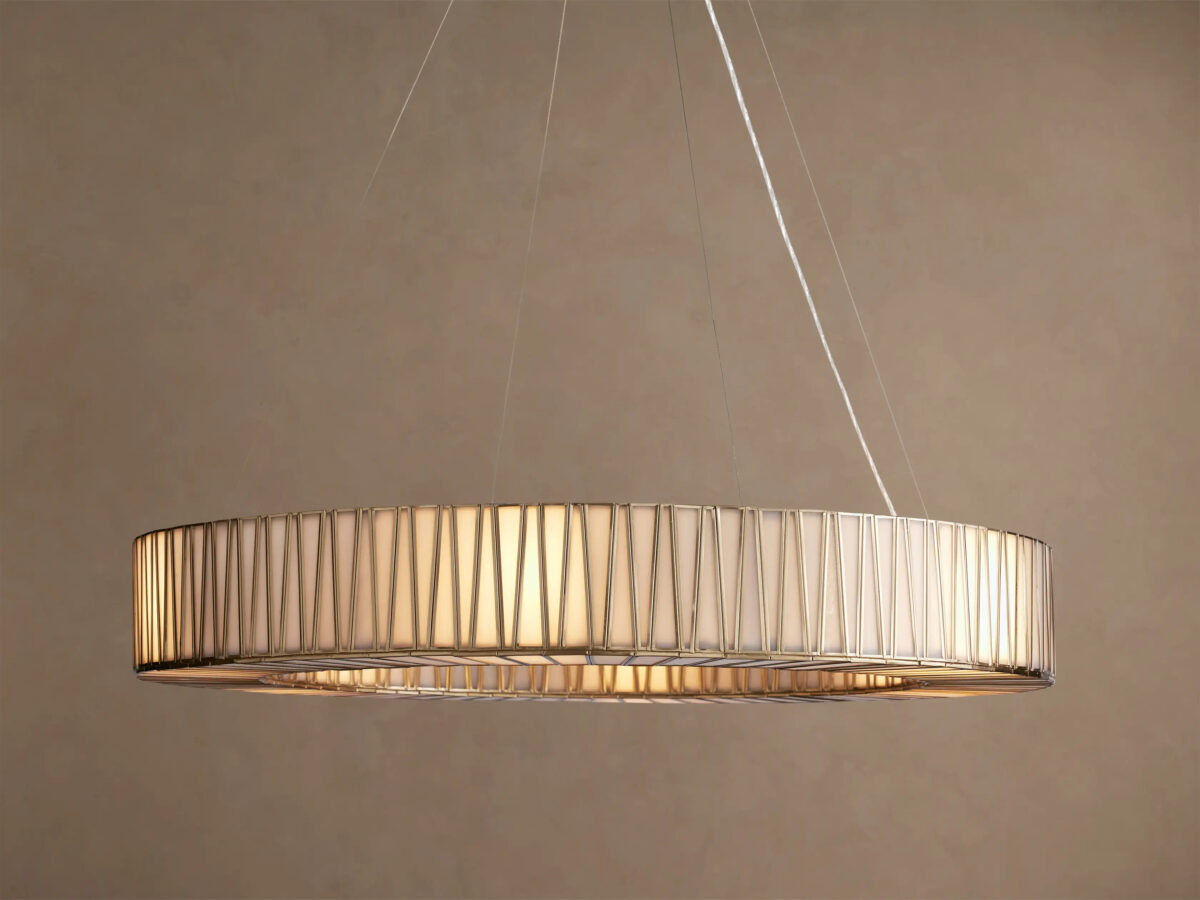 GV Brass Round Light Chandelier - Image 5