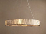 GV Brass Round Light Chandelier - Image 5