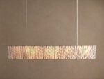 GV Brass Chandelier Rectangular Glass Light - Image 9