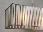 GV Nickel Linear Light Rectangular Chandelier - Image 11