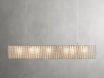 GV Nickel Linear Light Rectangular Chandelier - Image 9