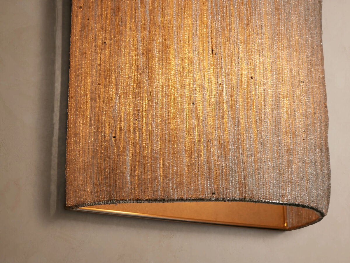 GV Romilly Glass Bead Sconce in Silver - Image 3
