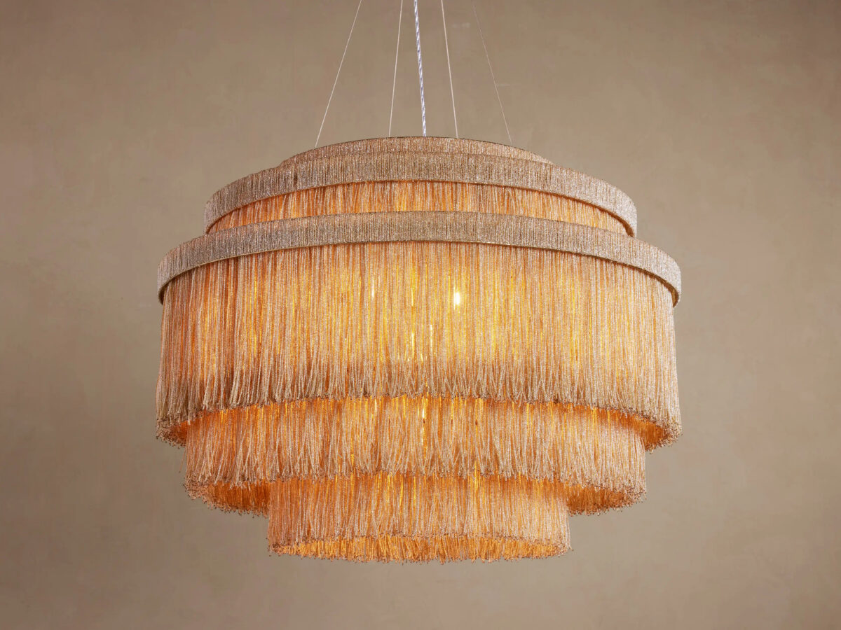 GV Romilly Tiered Glass Light Chandelier - Image 11