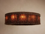 GV Beaded Chandelier Romilly Round Glass Light