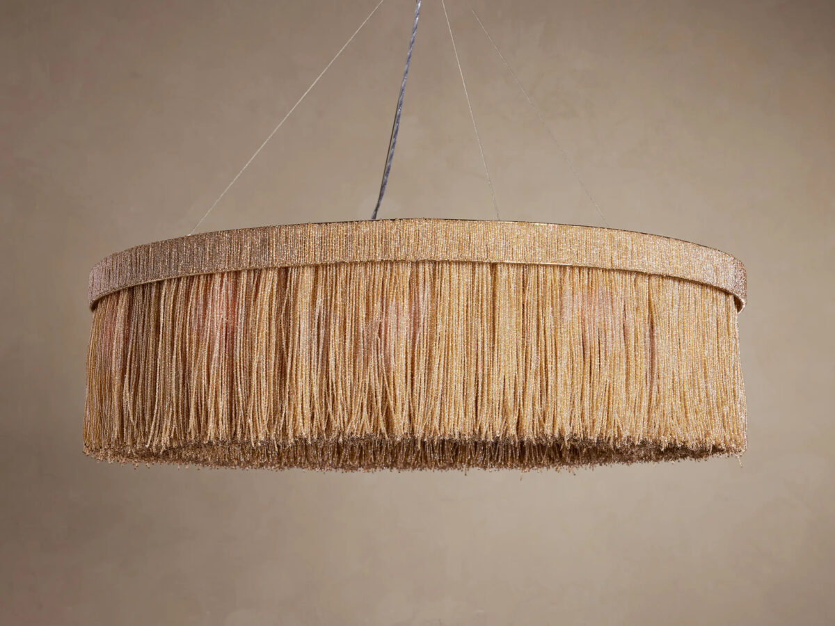 GV Beaded Chandelier Romilly Round Glass Light - Image 9